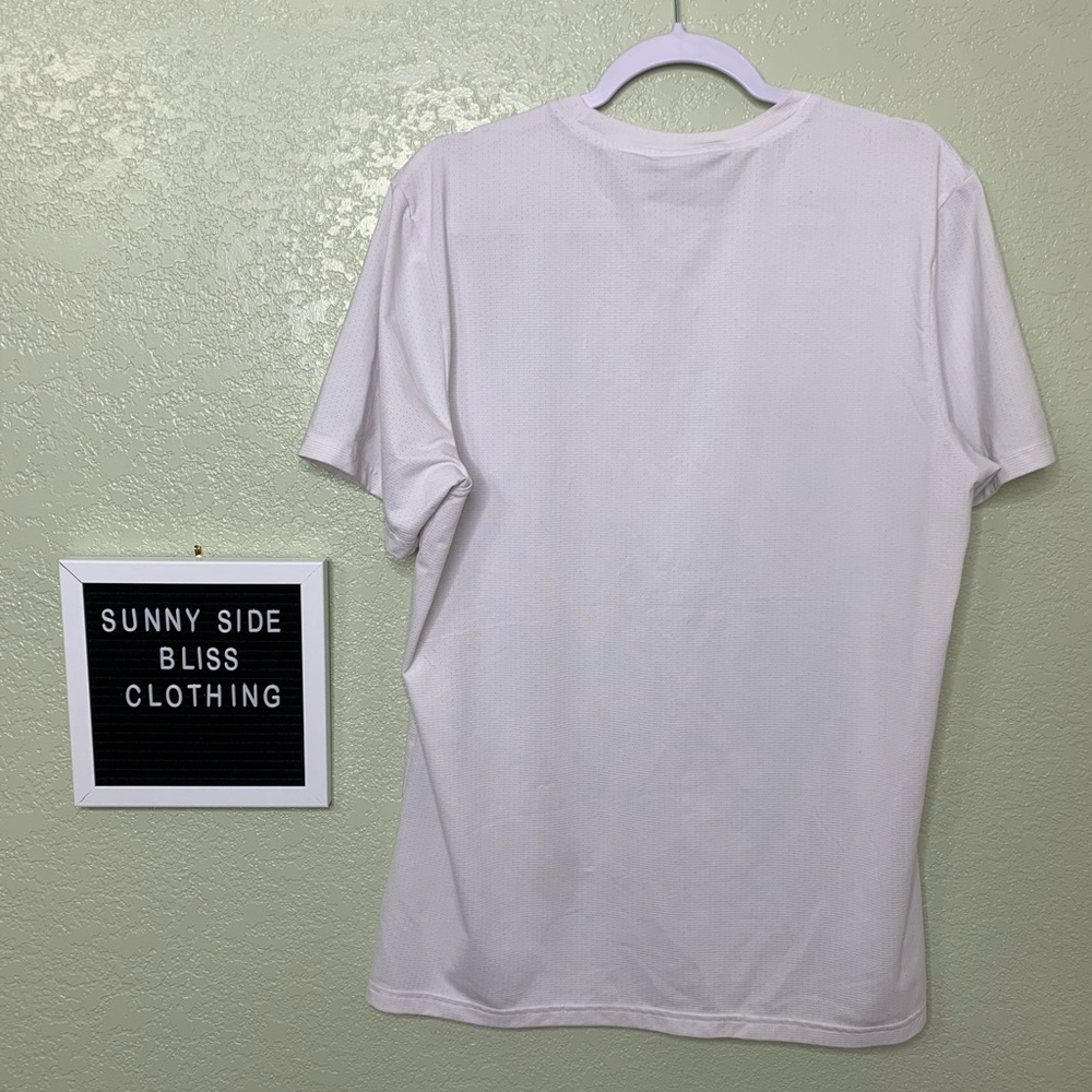 Gymshark Men’s Plain White Graphic Tee Size Large - Picture 4 of 8